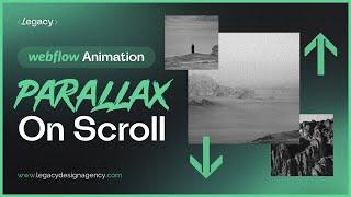 Parallax Animation On Scroll - Webflow Interaction And Animation Tutorial