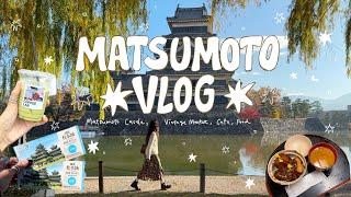 Matsumoto Vlog - Matsumoto castle, Vintage Market, Thrifting, Cafe, Matcha etc...