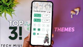 Top 3 Miui 12 Control Centre Theme | Xiaomi Premium Themes | Miui 12 Top 3 Premium themes