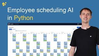 Employee shift scheduling AI using Python