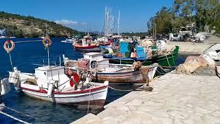 Port Atheni and Bay of Atherinos in Meganissi - Ionian Greece