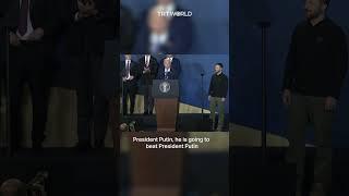 Joe Biden mistakenly calls Zelenskyy ‘Putin’ at NATO ceremony