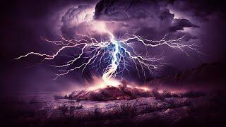 Intense Thunderstorm Sounds for Sleeping | Strong Rainstorm, Powerful Thunder Sounds & Lighning