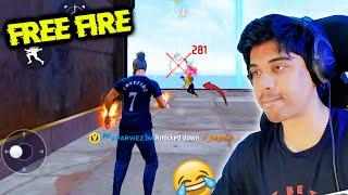 Free Fire But With Random Players Funny Gameplay Clash Squad | Only Headshots Free Fire #freefire