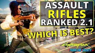 All Assault Rifles Ranked Worst to Best in Cyberpunk 2077 2.1