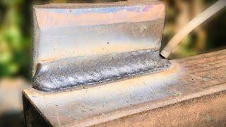 Only a few welders know square iron and plate 2F welding techniques