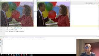 Smoothing images  – OpenCV 3.4 with python 3 Tutorial 16