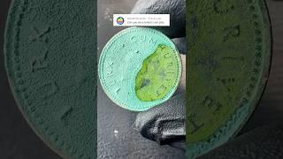 Bro turned Silver coin into Gold ️‍#satisfying #alchemy