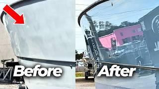 How To Buff, Polish & Wax A Boat To Remove Oxidation & Fading ( 3 Simple Steps ) Revival Marine Care