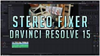 DaVinci Resolve 15 Tutorial - How to Fix Stereo Audio