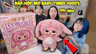 SAMMY PHONG CẬN VÀ SIMMY KAIRON ĐẬP FULL HỘP BABY THREE 1000% SIÊU KHỔNG LỒ