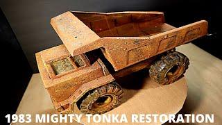 Mighty Tonka dump truck restoration