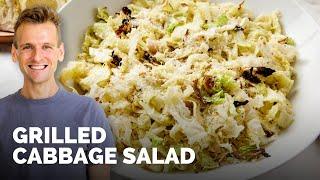 Grilled Cabbage Salad | Maybe my FAVORITE summer side dish!