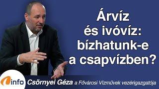 Árvíz és ivóvíz: bízhatunk-e a csapvízben? Csörnyei Géza, Inforádió, Aréna