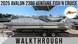 2025 Avalon 2380 Venture Fish N Cruise Walkthrough