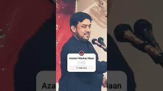 Azadari Markaz Maan:Imambara Qisar e Abbas as  Maan #everyone