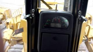 Cat D10T Bulldozer Cab View