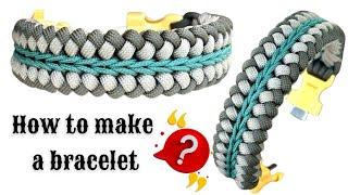 How to make a paracord bracelet Bileklik nasıl yapılır #bracelet #bileklik