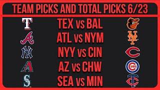 MLB Picks Today 6/23/25 | MLB Picks & Predictions Today 6/23/25