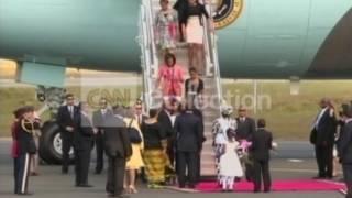 OBAMA ARRIVAL IN TANZANIA