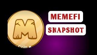 MemeFi Snapshot – Complete 4 Airdrop Requirements Now !!!