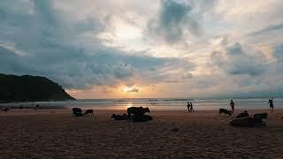 Sunset timelapse from Kudle Beach- Gokarna