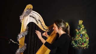 God Rest You Merry, Gentlemen - easy harp solo arr. Tamsin Dearnley