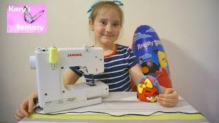 Детская швейная машинка JANOME Sew Mini Delux Шьем  Angry Birds Kids machine JANOME