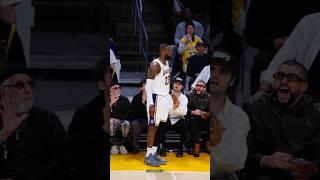 Lebron James x Bad Bunny  the stare down to the bench after the sidestep #lakers