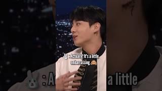 #jungkook fell asleep and teased by jimmy fallon show #bts #jk #kookie #jimmyfallon #kpop