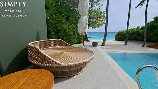 Amilla Maldives - Four Bedroom Beach Residence  Room Tour