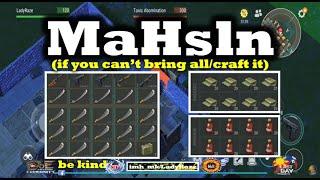 "MaHsln"  REVENGE RAID (opened all boxes)  IF YOU CAN'T BRING ALL CRAFT IT - Last Day On Earth