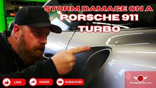 Storm Damage I Porsche 911 Turbo I Paintless Dent Repair I PITTSBURGH, PA