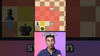 Crucial Queen vs Rook's Pawn TRICK To Win