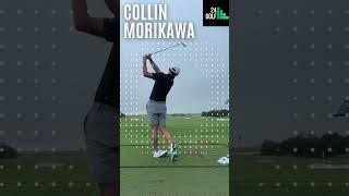 Collin Morikawa's PURE Iron Swing | 24Golf #shorts #golf