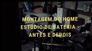 Montagem do home estúdio de bateria - Dudu Lima :ll