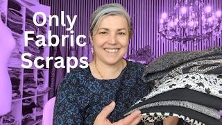 From fabric scraps let's upcycle some tops and a jacket!