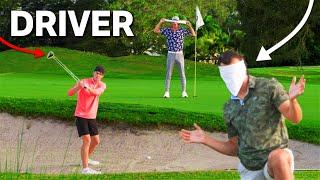 We Play Golf But Our Caddies Are BlindFolded | Good Good