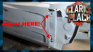 Automotive Door Hinge Adjusting