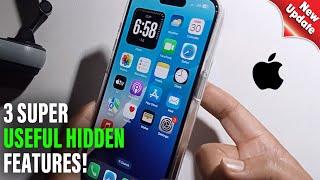 3 iPhone Super Useful Hidden Features!