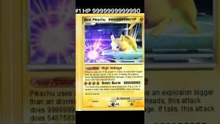 TOP 5 HIGHEST HP POKEMON  CARDS #pokemon #pokemoncards #top5 #highest #hp