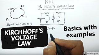 Kirchhoff's Voltage Law (KVL) with solved examples | In hindi | Electronics Subjectified |