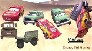 Disney Pixars Cars Movie Game - Crash Mcqueen 245 - Double Trouble