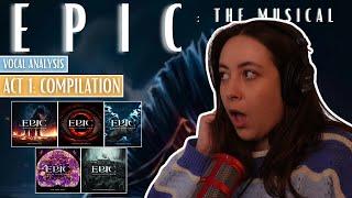 EPIC: The Musical FULL ACT 1 Compilation | Vocal Coach Reaction (& Analysis) | Jennifer Glatzhofer