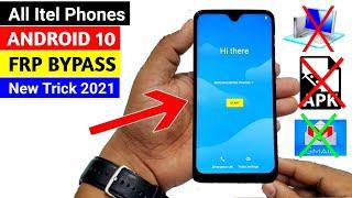 FRP BYPASS/GOOGLE ACCOUNT REMOVE | All Itel Android 10 (Without PC)