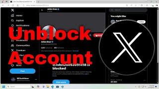 How To Unblock Account on Twitter (X) [Guide]