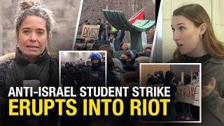 Anti-Israel protests bring vandalism and chaos to McGill University