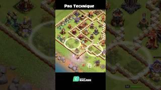 Pro Using This Technique (Clash of Clans) | #shorts #clashofclans
