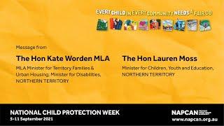 NT: The Hon Kate Worden & The Hon Lauren Moss