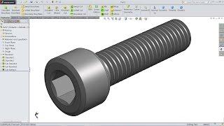 SolidWorks tutorial | How to make Allen Bolt in Solidworks